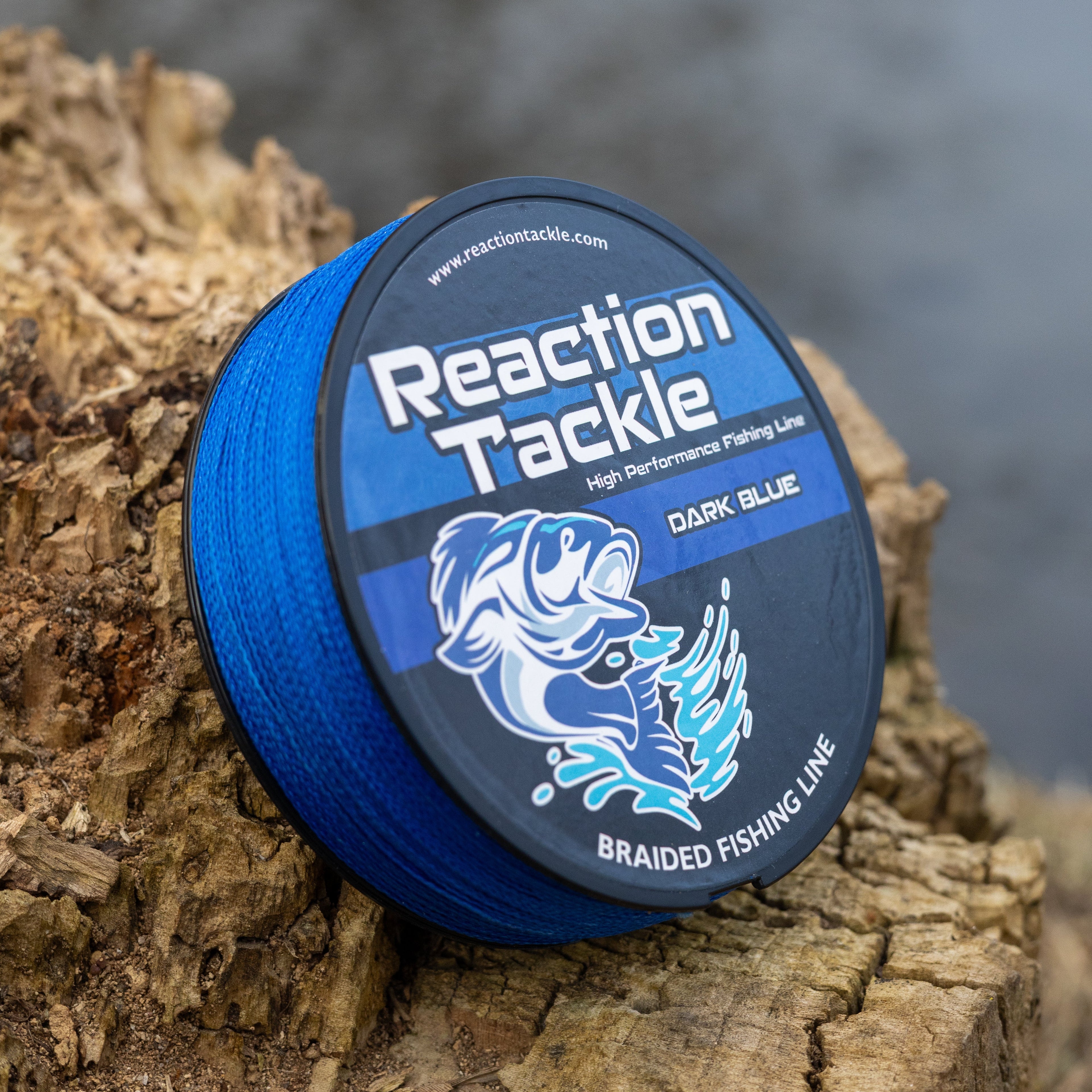 Reaction Tackle Braided Fishing Line - Dark Blue Reaction Tackle