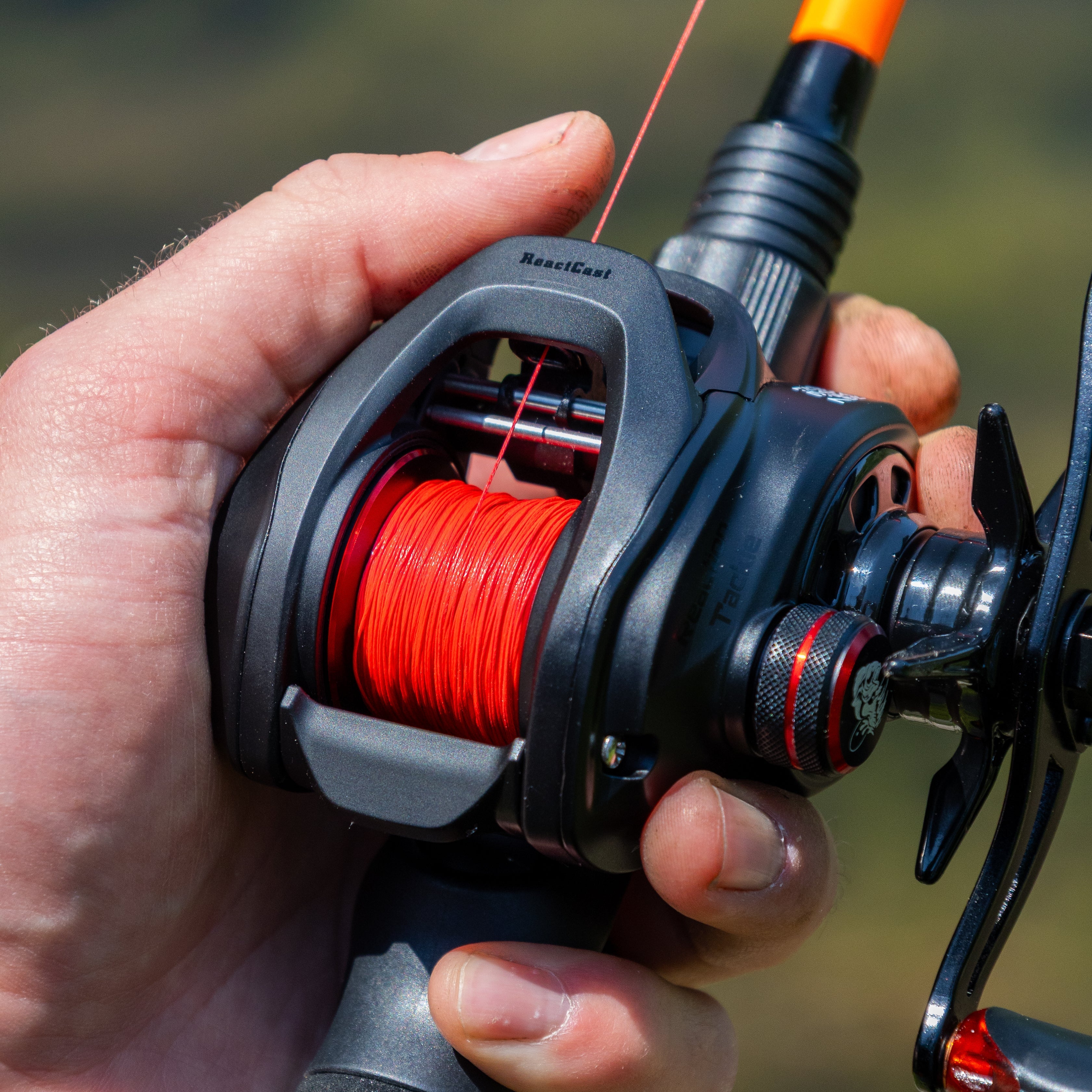Reaction Tackle X8 Braided Fishing Line - NO FADE Red 8 Strand - NEW Reaction Tackle