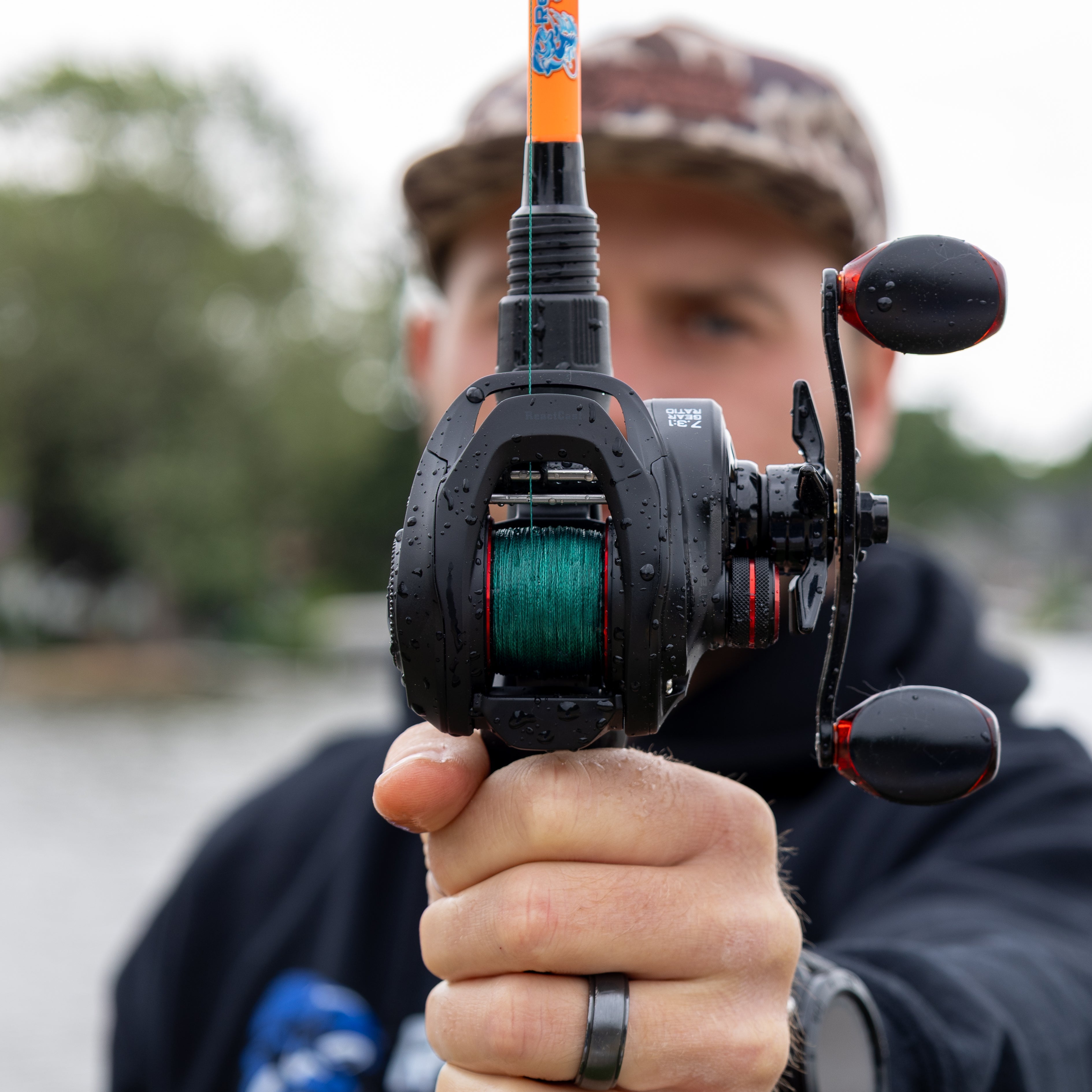 Reaction Tackle Braided Fishing Line - NO FADE Moss Green - NEW Reaction Tackle