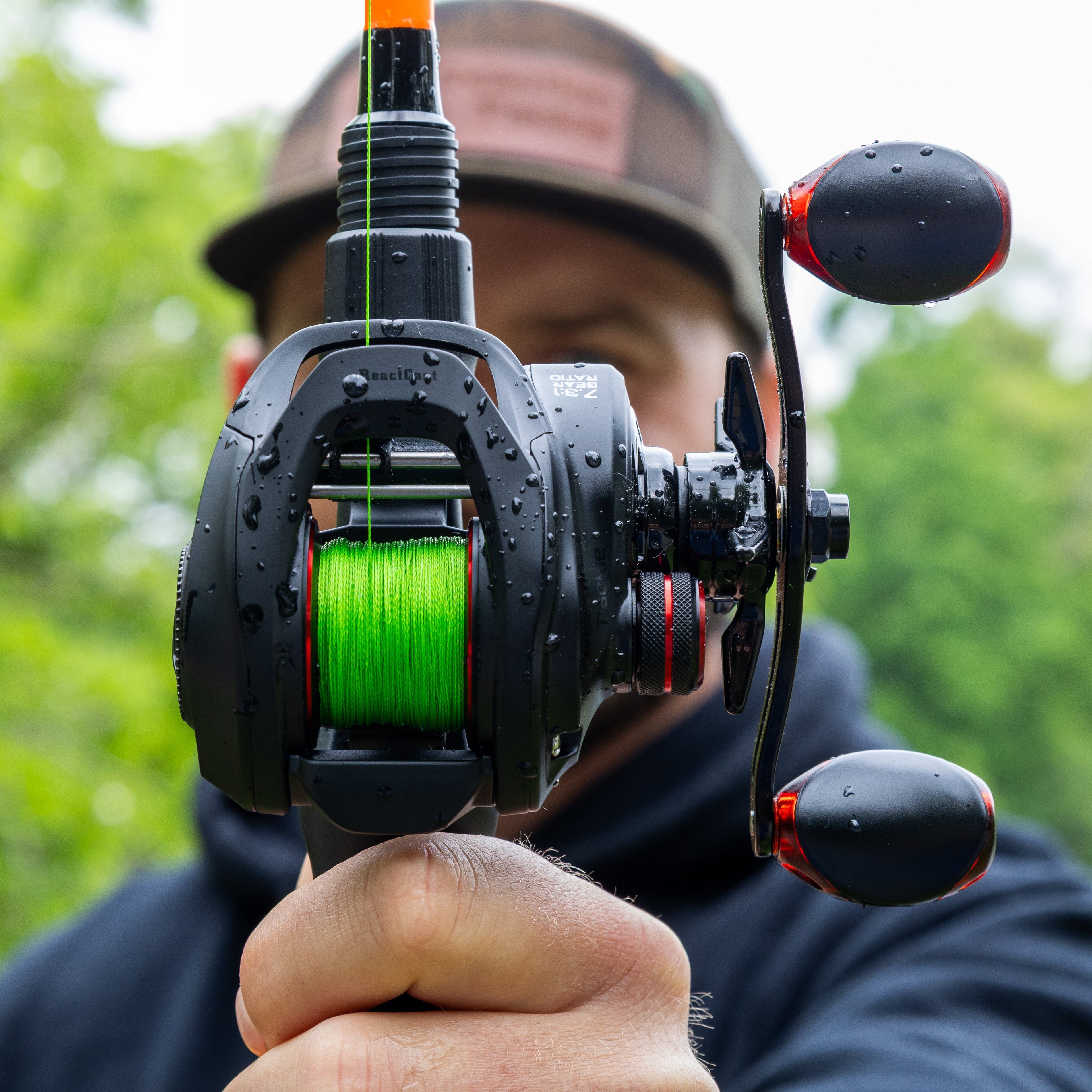 Reaction Tackle Braided Fishing Line - NO FADE Hi Vis Green - NEW Reaction Tackle