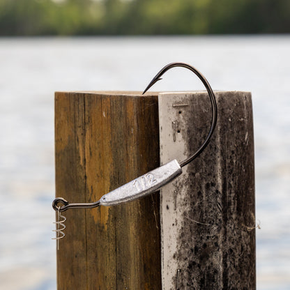 Reaction Tackle Lead Weighted Swimbait Hooks (10-PACK)