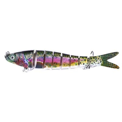 Multi Jointed Fishing Lure – Realistic Soft Bait for Bass & – JM034 2 3pcs Fishing Gear by SbrTnHomes