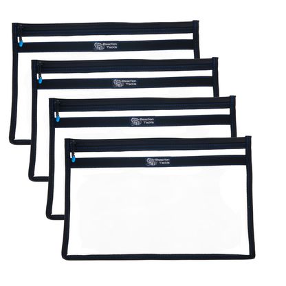 Reaction Tackle Clear Storage Bag Tackle Pak - Water-Resistant Plastic Storage - New