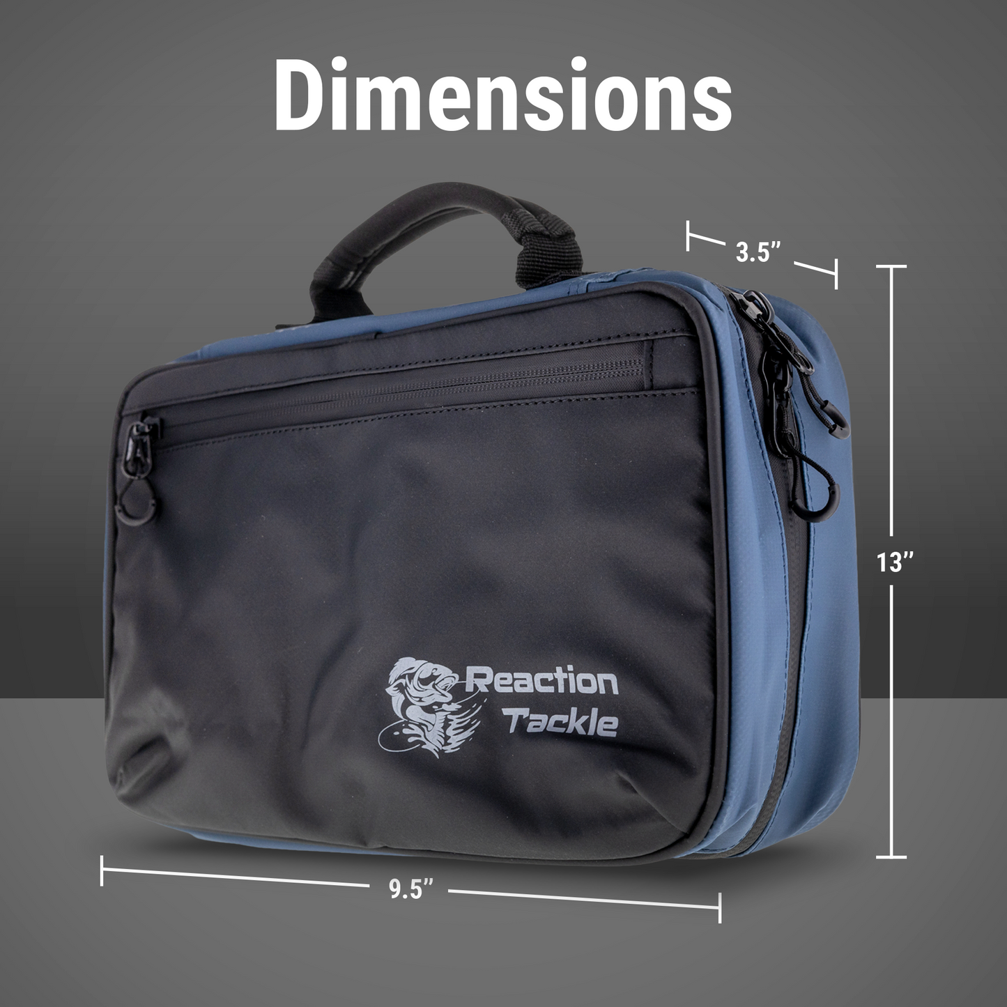 Reaction Tackle Splash Proof Bait Binder and Tackle Storage - New