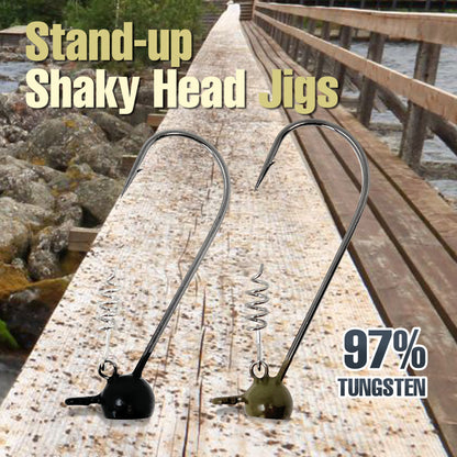 Reaction Tackle Tungsten Stand-Up Shaky Head Jigs (5 pack) Reaction Tackle