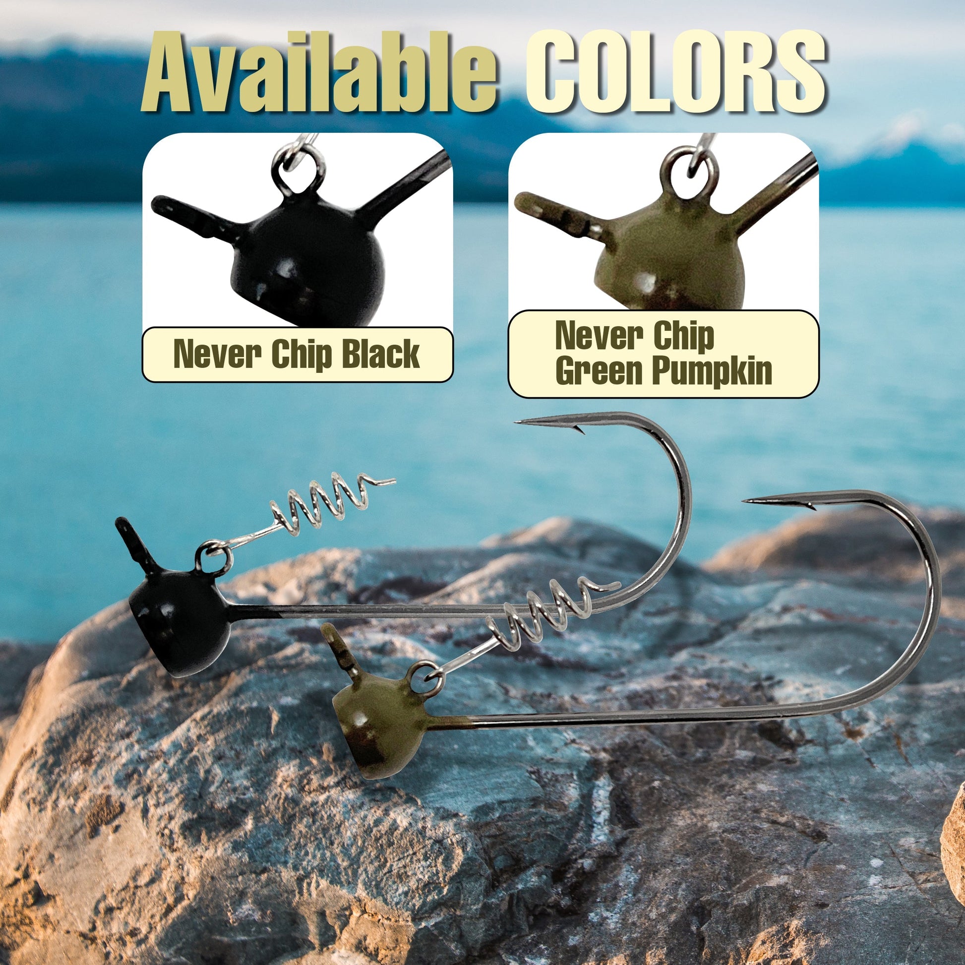 Reaction Tackle Tungsten Stand-Up Shaky Head Jigs (5 pack) Reaction Tackle