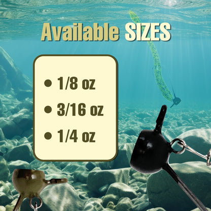 Reaction Tackle Tungsten Stand-Up Shaky Head Jigs (5 pack) Reaction Tackle