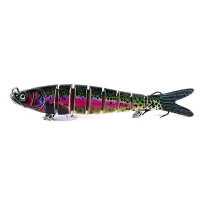 Multi Jointed Fishing Lure – Realistic Soft Bait for Bass & – JM035 6 5pcs Fishing Gear by SbrTnHomes