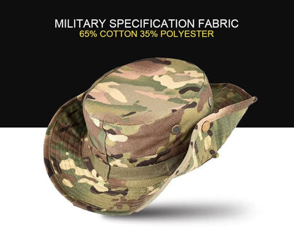 Boonie Bucket Hat – Camo Wide Brim Sun Cap for Fishing, – Apparel by SbrTnHomes