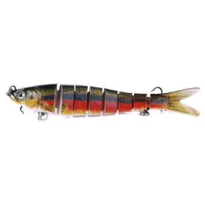Multi Jointed Fishing Lure – Realistic Soft Bait for Bass & – JM034 4 5pcs Fishing Gear by SbrTnHomes