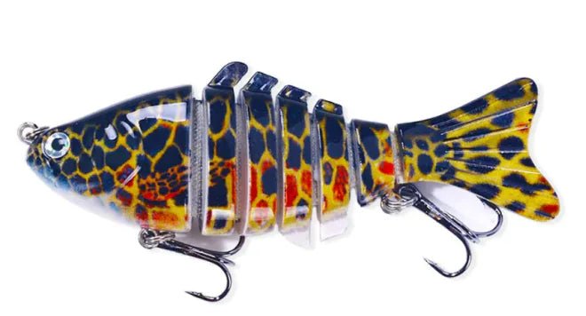 10cm Multi Section Fish Lure – Realistic Hard Bait for – Color(11 Colors) Fishing Gear by SbrTnHomes