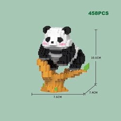 Mini - Panda - Building - Blocks - Set | Shop Sbrtn Homes – Yellow Toys for gift (1 view)