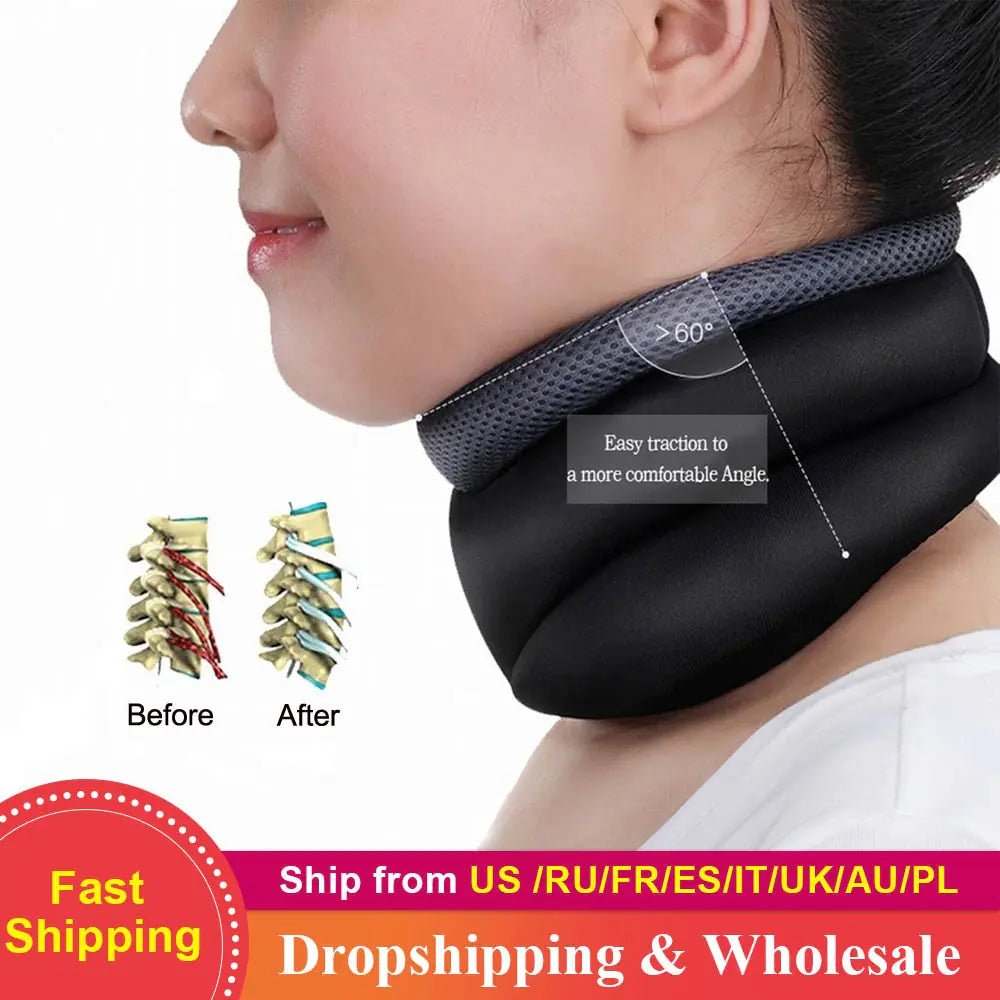 Magnetic Neck Support Strap – Cervical Spine Alignment & – Black Miscellaneous by SbrTnHomes