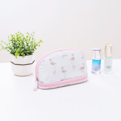 Portable Makeup Bag – White Flamingo Bags for glow - up collection (3 view)