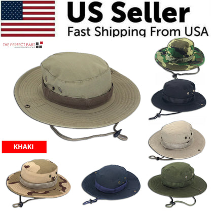 Boonie Bucket Hat – Camo Wide Brim Sun Cap for Fishing, – Apparel by SbrTnHomes
