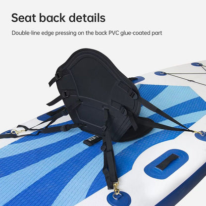 Adjustable Padded Kayak & SUP Seat with Backrest – EVA Foam, 600D Oxford | Canoes, Rafts & Fishing – Single - color Luxury Paddle Board Seat Accessories for adjustable seat (8 view)
