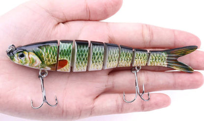 Multi Jointed Fishing Lure – Realistic Soft Bait for Bass & – C Green Fishing Gear by SbrTnHomes