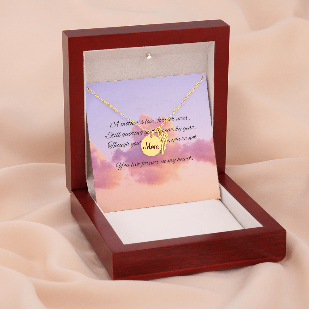 Gone but not Forgotten I Mom – 18k Yellow Gold Finish Jewelry for E068T (17 view)