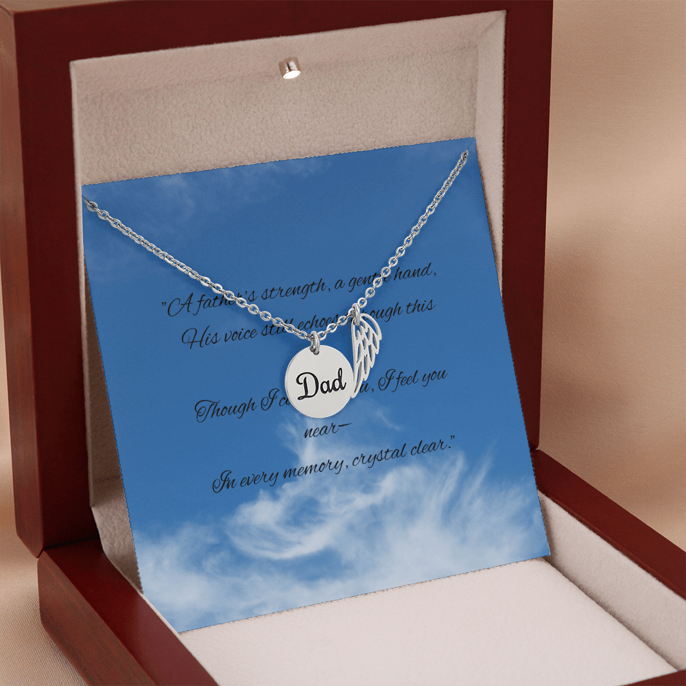 Gone but not Forgotten | Dad – 18k Yellow Gold Finish Jewelry for E067T (11 view)