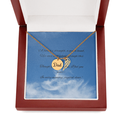 Gone but not Forgotten | Dad – 18k Yellow Gold Finish Jewelry for E067T (8 view)