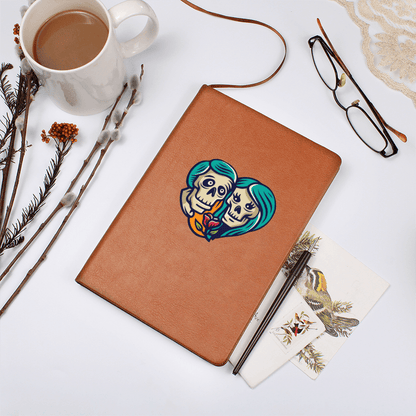 Sacred Heart Notebook Day of the Dead inspired couple | – Graphic Journal Miscellaneous by ShineOn Fulfillment