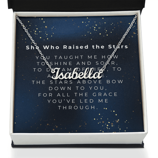 Custom Name Necklace | Shop Sbrtn Homes – Polished Stainless Steel Jewelry for A1315T (2 view)