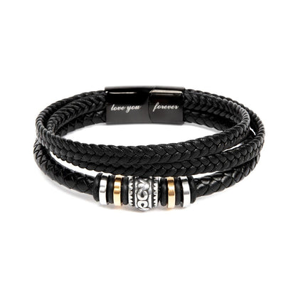 Love You Forever Bracelet for Son – Inspirational Gift | – Two Tone Box Jewelry by ShineOn Fulfillment