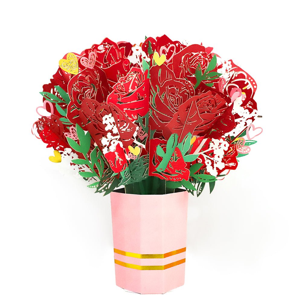 Sweet - Devotion - Flower - Bouquet | Shop Sbrtn Homes – Paper Flower Bouquet papper flowers for gift (1 view)