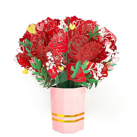 Sweet - Devotion - Flower - Bouquet | Shop Sbrtn Homes – Paper Flower Bouquet papper flowers for gift (1 view)