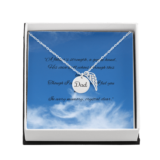 Gone but not Forgotten | Dad – Polished Stainless Steel Jewelry for E067T (1 view)