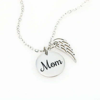 Gone but not Forgotten I Mom – Polished Stainless Steel Jewelry for E068T (4 view)