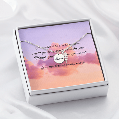 Gone but not Forgotten I Mom – Polished Stainless Steel Jewelry for E068T (2 view)