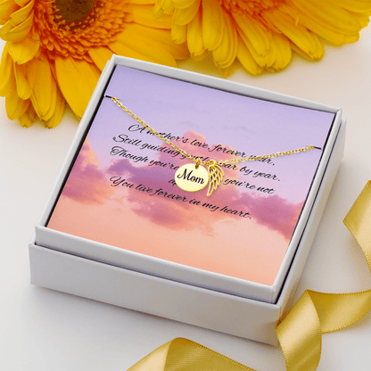 Gone but not Forgotten I Mom – 18k Yellow Gold Finish Jewelry for E068T (15 view)