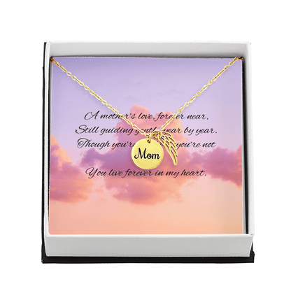 Gone but not Forgotten I Mom – 18k Yellow Gold Finish Jewelry for E068T (5 view)
