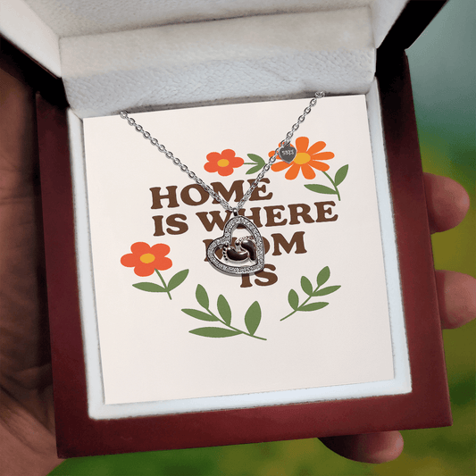 Baby - Feet - Heart - Necklace | Shop Sbrtn Homes – Luxury Box Jewelry for baby (1 view)