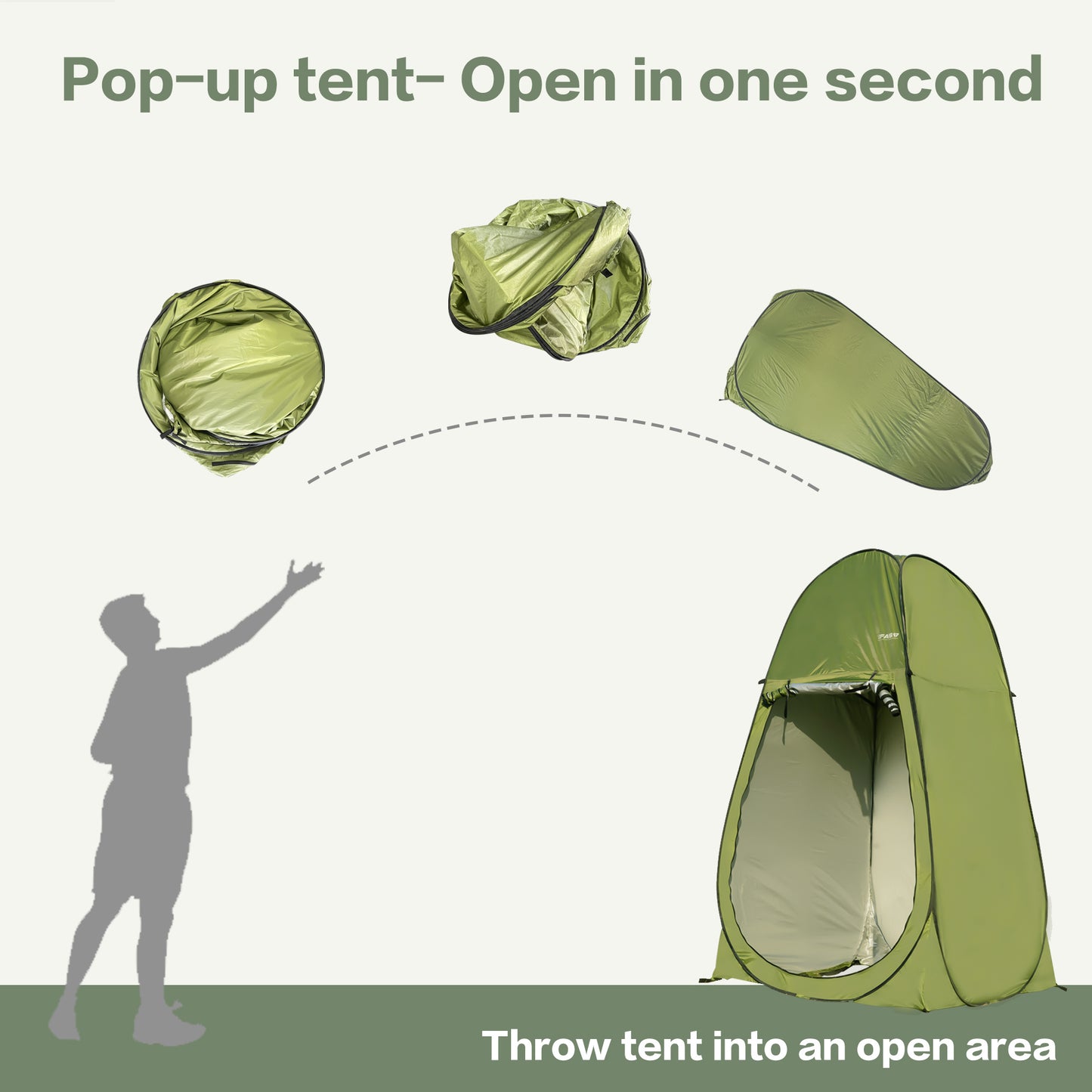 Portable Pop-Up Privacy Tent – Changing & Shower Shelter