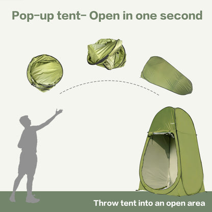 Portable Pop-Up Privacy Tent – Changing & Shower Shelter