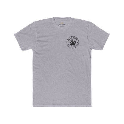 Bear Food Tee – Wilderness Tested Graphic Shirt | Outdoor Adventure Apparel – Heather Grey T-Shirt for adventure (5 view)
