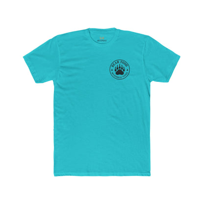 Bear Food Tee – Wilderness Tested Graphic Shirt | Outdoor Adventure Apparel – Solid Tahiti Blue T-Shirt for adventure (9 view)