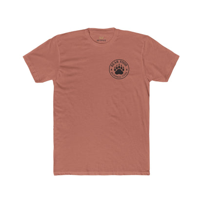 Bear Food Tee – Wilderness Tested Graphic Shirt | Outdoor Adventure Apparel – Solid Desert Pink T-Shirt for adventure (3 view)