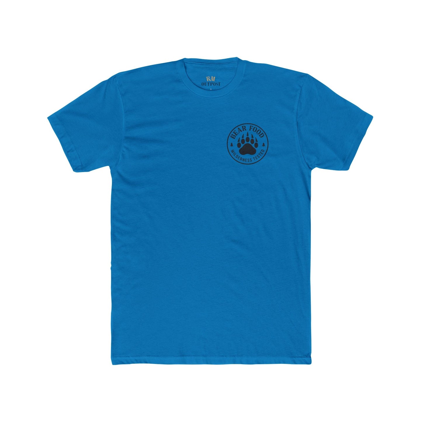 Bear Food Tee – Wilderness Tested Graphic Shirt | Outdoor Adventure Apparel – Solid Turquoise T-Shirt for adventure (11 view)