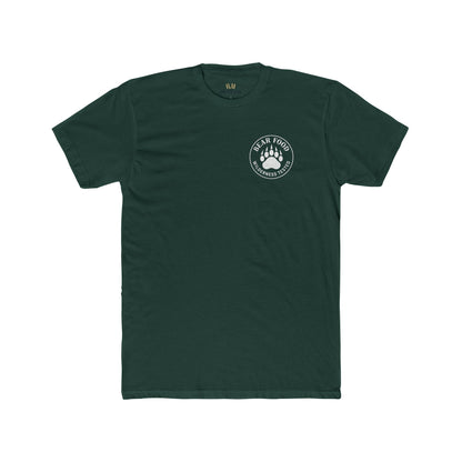 Bear Food Tee – Wilderness Tested Graphic Shirt White logo | Outdoor Adventure Apparel – Solid Forest Green T-Shirt for adventure (11 view)