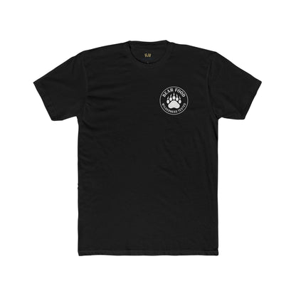 Bear Food Tee – Wilderness Tested Graphic Shirt White logo | Outdoor Adventure Apparel – Solid Black T-Shirt for adventure (5 view)