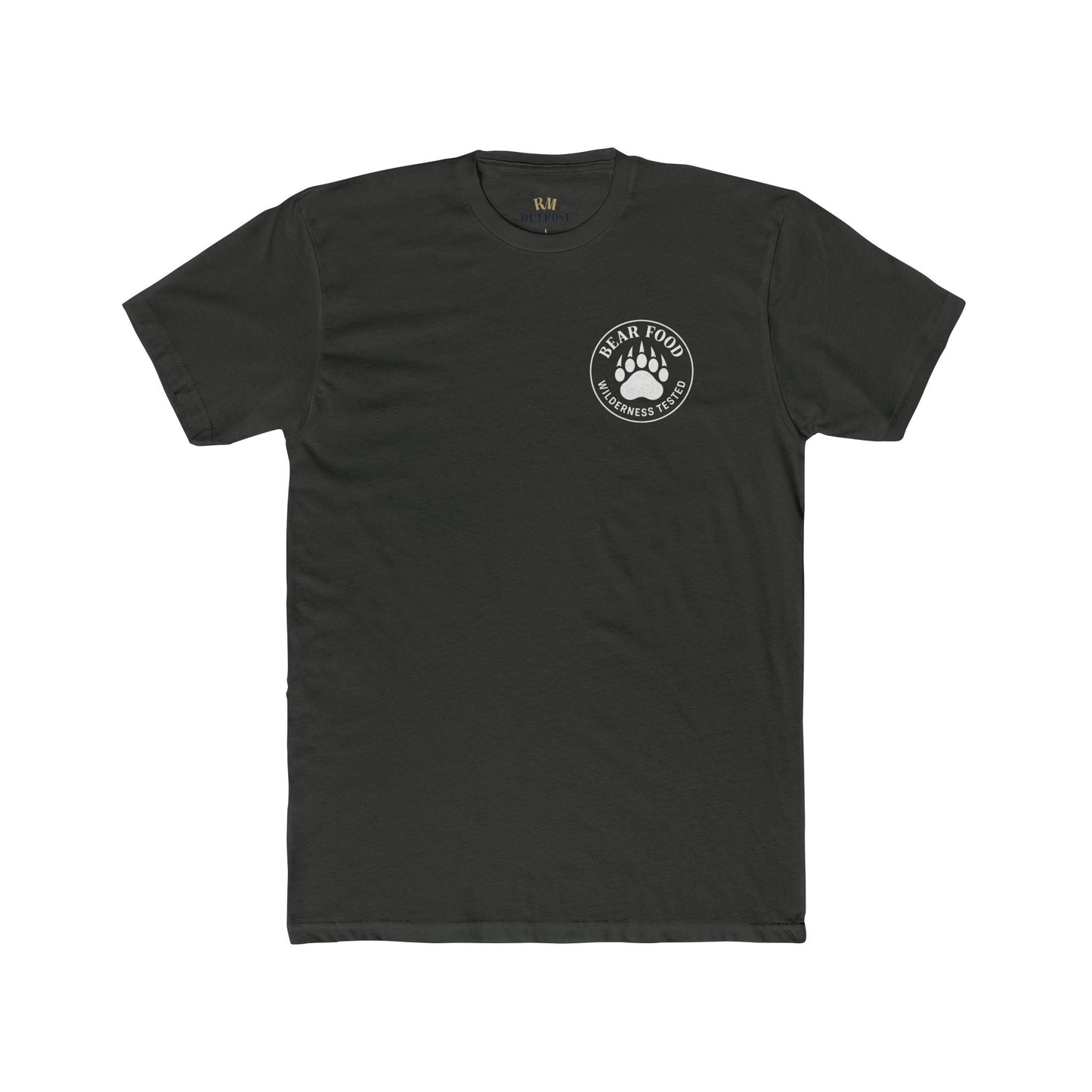 Bear Food Tee – Wilderness Tested Graphic Shirt White logo | Outdoor Adventure Apparel – Solid Heavy Metal T-Shirt for adventure (9 view)