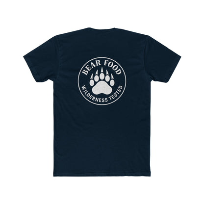 Bear Food Tee – Wilderness Tested Graphic Shirt White logo | Outdoor Adventure Apparel – Solid Midnight Navy T-Shirt for adventure (20 view)