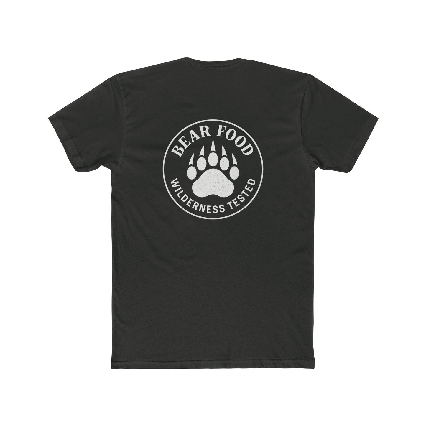 Bear Food Tee – Wilderness Tested Graphic Shirt White logo | Outdoor Adventure Apparel – Solid Heavy Metal T-Shirt for adventure (10 view)