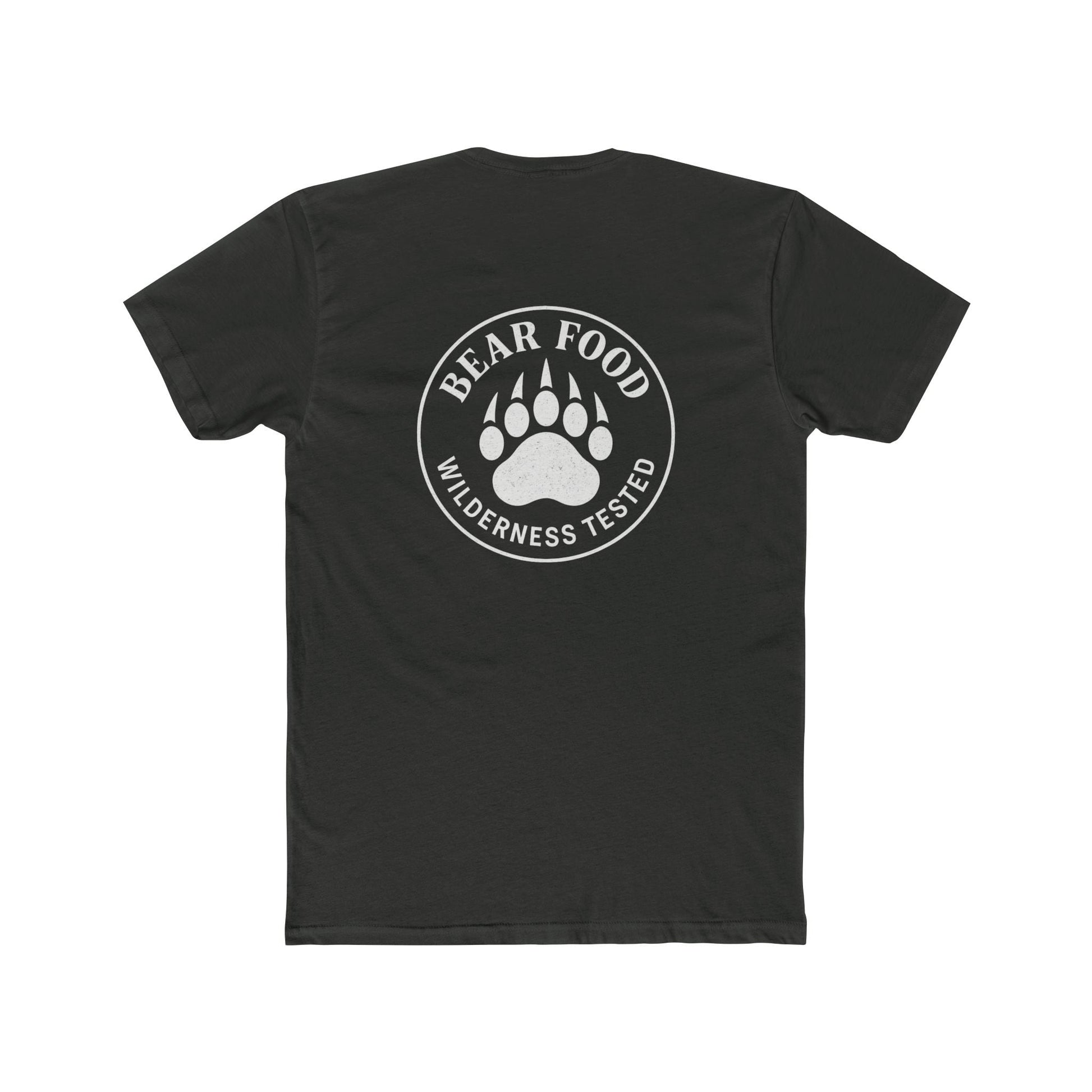 Bear Food Tee – Wilderness Tested Graphic Shirt White logo | Outdoor Adventure Apparel – Solid Heavy Metal T-Shirt for adventure (10 view)
