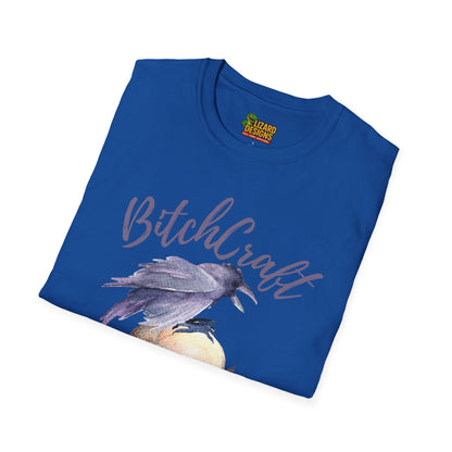 BitchCraft Raven & Skull Tee – Witchy Gothic Vibes | Graphic T-Shirts – Royal T-Shirt for Alternative Fashion (23 view)