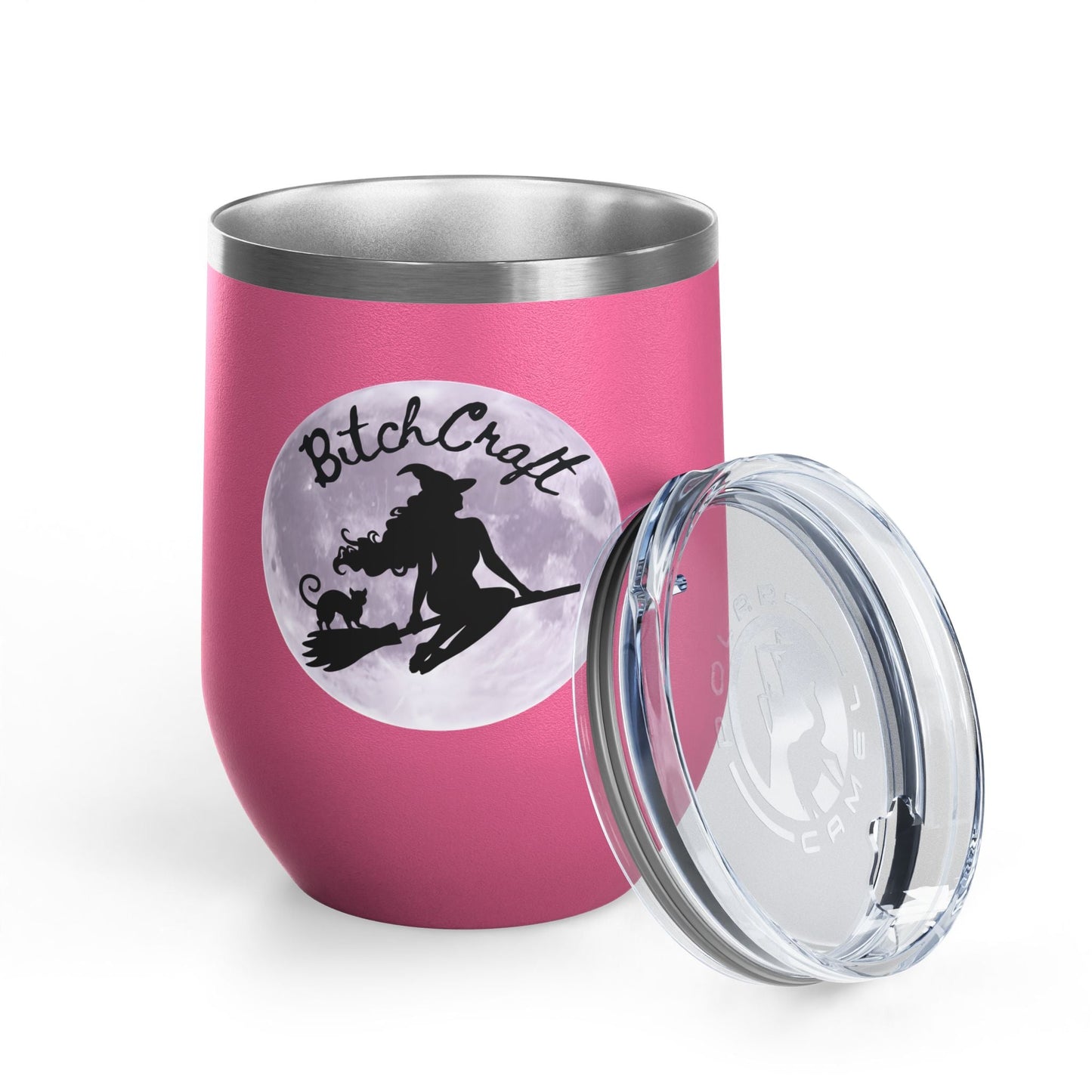 BitchCraft Wine Tumbler, 12oz | Perfect for Witches, Halloween Parties, Gifts, or Cozy Nights In – 12oz Mug for Beverage Container (41 view)