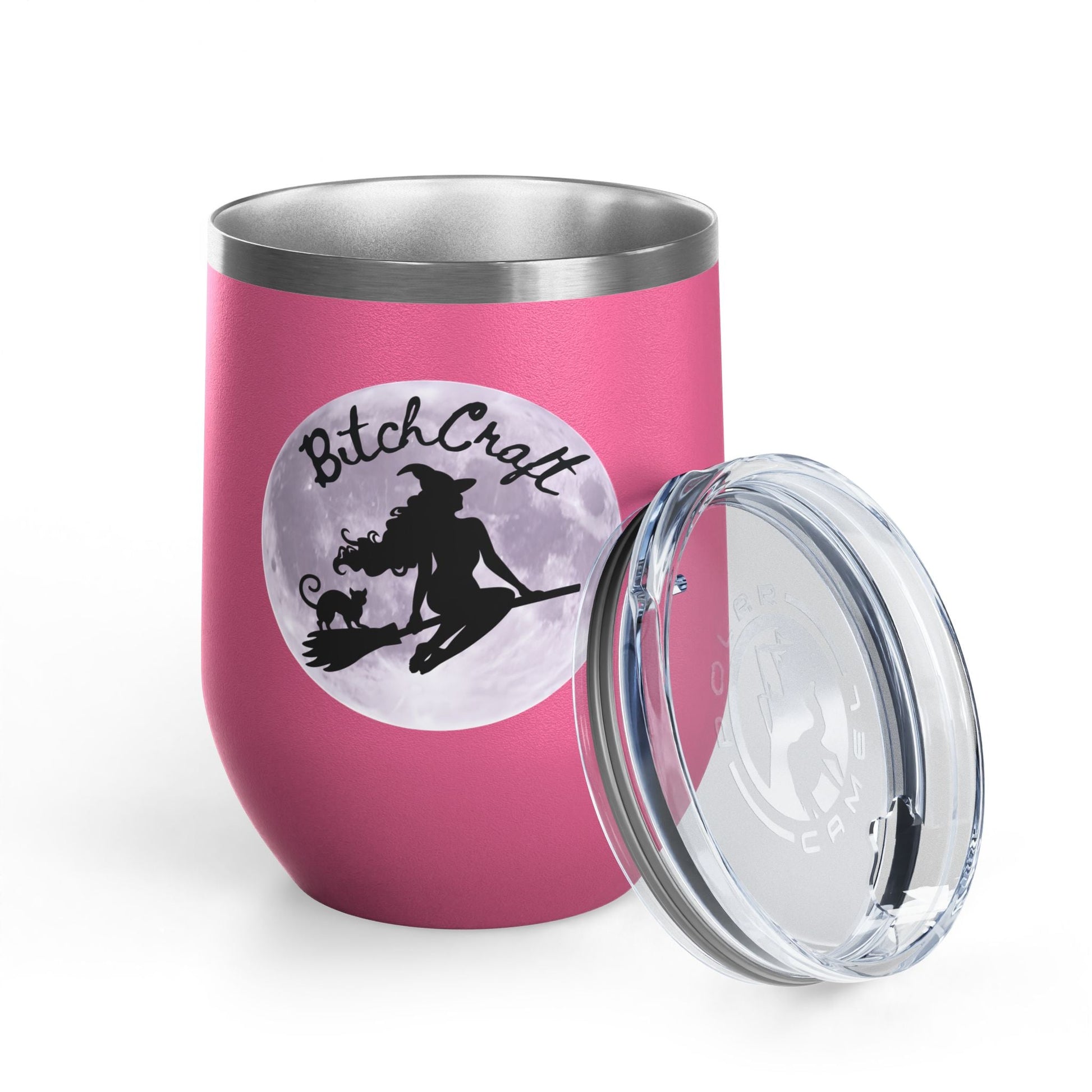 BitchCraft Wine Tumbler, 12oz | Perfect for Witches, Halloween Parties, Gifts, or Cozy Nights In – 12oz Mug for Beverage Container (41 view)